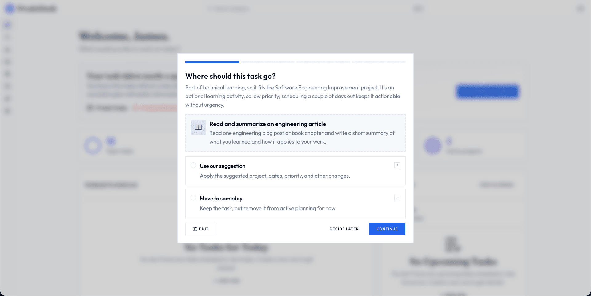 ProdoDesk AI task triage-light